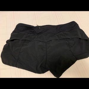 lululemon black shorts
